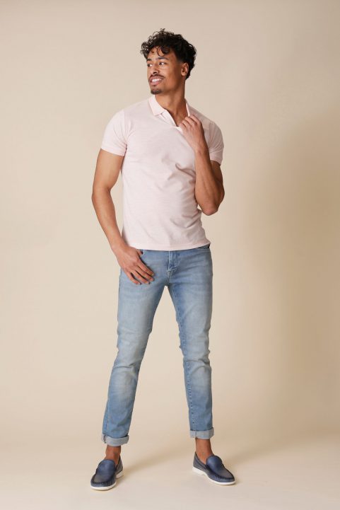 polo € 49,95<br/>jeans € 59,99